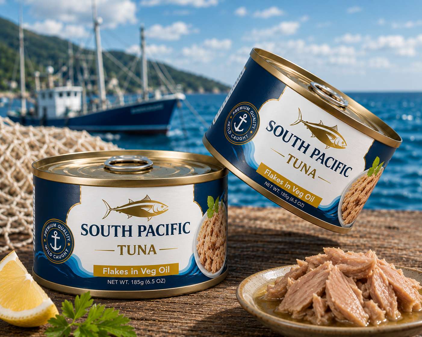 Assorted canned tuna products